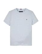 Essential Cotton Reg Fit Tee Ss Tops T-Kortærmet Skjorte Grey Tommy Hi...