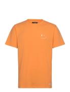 Patrick Organic Tee Tops T-Kortærmet Skjorte Orange Clean Cut Copenhag...