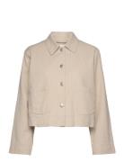 Kaylei Jacket Outerwear Jackets Light-summer Jacket Cream Noella