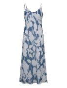 Cami Dress Dresses Summer Dresses Blue Calvin Klein