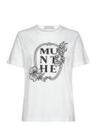 Fynella Tops T-shirts & Tops Short-sleeved White Munthe