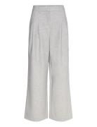 Mschhenrike Hw Pants Bottoms Trousers Wide Leg Grey MSCH Copenhagen