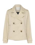 Kapatricia Jacket Trenchcoat Frakke Beige Kaffe