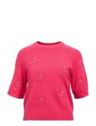 Objlaney Rubin Ss Pullover Noos Tops Knitwear Jumpers Pink Object