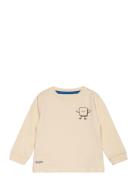 Tnstnovak L_S Tee Tops T-shirts Long-sleeved T-Skjorte Cream The New