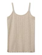 Faunasy Poientelle Top Tops T-shirts Sleeveless Beige Sofie Schnoor Yo...