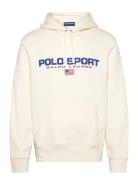 Polo Sport Fleece Hoodie Sport Sweatshirts & Hoodies Hoodies Cream Pol...