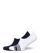 Th Men Footie Hc 2P Monogram Stripe Ankelstrømper Korte Strømper White...