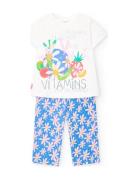 Set Knit Sets Sets With Short-sleeved T-shirt White Boboli