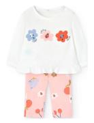 Set Knit Sets Sets With Long-sleeved T-shirt White Boboli