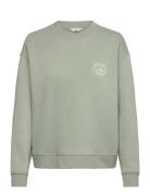 Crew Sweater Tops Sweatshirts & Hoodies Sweatshirts Khaki Green Lee Je...
