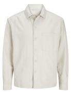 Jjeurban Edge Overshirt Ls Sn Tops Overshirts White Jack & J S