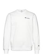 Crewneck Sweatshirt Tops Sweatshirts & Hoodies Sweatshirts White Champ...