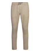 Indanio Bottoms Trousers Linen Trousers Beige INDICODE