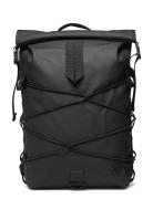 Trail Cord Rolltop Backpack W3 Rygsæk Taske Black Rains