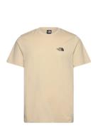 M Ss Simple Dome Tee Sport T-Kortærmet Skjorte Beige The North Face