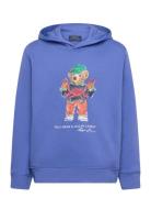 Polo Bear Fleece Hoodie Tops Sweatshirts & Hoodies Hoodies Blue Ralph ...