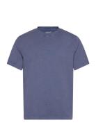 Anf Mens Knits Tops T-Kortærmet Skjorte Blue Abercrombie & Fitch