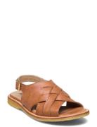 Sandals - Flat - Open Toe - Op Flade Sandaler Brown ANGULUS