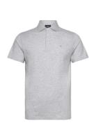 Pima Cotton Polo Tops Polos Short-sleeved Grey Hackett London