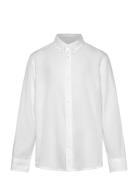 Shirt Tops Shirts Long-sleeved Shirts White United Colors Of Benetton