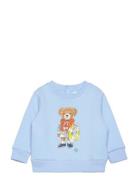 Polo Bear Fleece Sweatshirt Tops Sweatshirts & Hoodies Sweatshirts Blu...