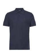 Rudy Slim Polo Pique Tops Polos Short-sleeved Navy J. Lindeberg