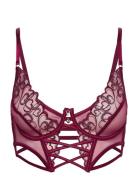Scarlett Ud Ll Lingerie Bras & Tops Balc Tte Bras Red Hunkemöller