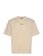 Overdyed Center Chest Boxy R T Tops T-Kortærmet Skjorte Beige G-Star R...