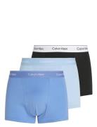 Relaxed Dart Trunk 3Pk Boxershorts Blue Calvin Klein