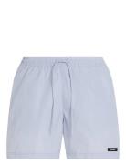Medium Drawstring Badeshorts Blue Calvin Klein