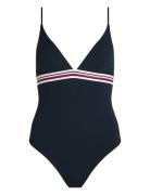 Triangle Piece Rp Ext Badedragt Badetøj Navy Tommy Hilfiger