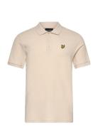 Milano Polo Shirt Tops Polos Short-sleeved Beige Lyle & Scott