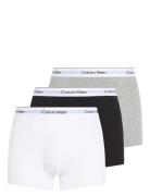 Relaxed Fit Trunk 3Pk Boxershorts Grey Calvin Klein