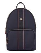 Poppy Backpack Corp Rygsæk Taske Navy Tommy Hilfiger