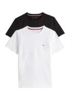 2 Pk Ss Tee Tops T-Kortærmet Skjorte White Tommy Hilfiger