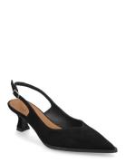 Sling Back Shoes Sling Backs Heeled Slingbacks Black Billi Bi