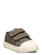 Velcro Fastening Straps Sneakers Low-top Sneakers Brown Mango
