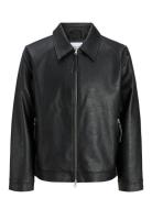 Joraustin Pu Jacket Styd Aw24 Læderjakke Skindjakke Black Jack & J S