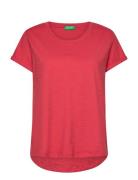 T-Shirt Tops T-shirts & Tops Short-sleeved Red United Colors Of Benett...