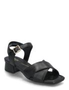 Serina35 Cross D Sandal Med Hæl Black Clarks