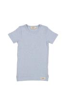 Plain Tee Ss Tops T-Kortærmet Skjorte Blue MarMar Copenhagen