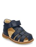 Sandals - Flat - Closed Toe Shoes Summer Shoes Sandals Navy ANGULUS