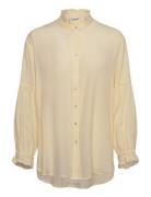 Srbailey Shirt Tops Shirts Long-sleeved Beige Soft Rebels