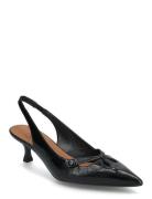 Sling Back Shoes Sling Backs Heeled Slingbacks Black Billi Bi