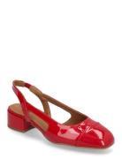 Sling Back Shoes Sling Backs Heeled Slingbacks Red Billi Bi