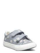 Velcro Fastening Straps Sneakers Low-top Sneakers Blue Mango