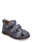 Sandals - Flat - Closed Toe Shoes Summer Shoes Sandals Blue ANGULUS