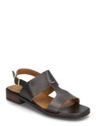 Sandals - Flat Flade Sandaler Black ANGULUS