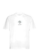 T-Shirt Tops T-Kortærmet Skjorte White Armani Exchange